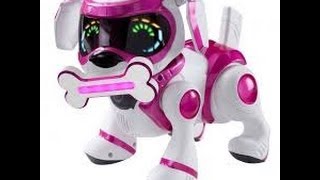 Overview of ROBOTIC DOG PUPPY TEKSTA PINK TOP GIRLS TOY [upl. by Kennedy446]