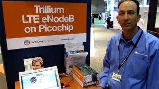 Picochip LTE eNodeB  CTIA 2011 Larry Greenstein Continuous Computing CCPU [upl. by Annaillil]