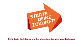 Berufsbildungswerk Südhessen  Darstellung aller Elemente der geförderten Ausbildung 11 Min [upl. by Eybbob607]