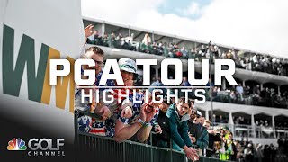 Highlights Best moments from the 16th hole 2024 WM Phoenix Open Day 3  Golf Channel [upl. by Adnilem600]