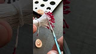 Superb Quilling Flower with Red Stamens quilling quillingflowers shorts [upl. by Joanie166]