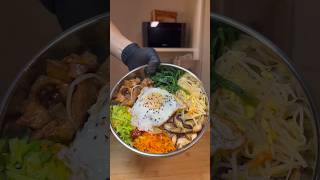 Make Authentic Korean Bibimbap in 45 Seconds [upl. by Atiragram]