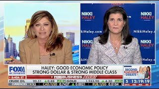 Nikki Haley on Fox Business Mornings With Maria Bartiromo FULL Interview [upl. by Bunny]