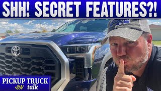 Most Owners Dont Know About These 2022 Toyota Tundra Secret Features [upl. by Blasien]