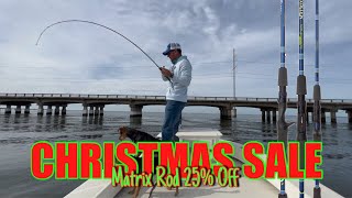 DockSide TV Jigging the Bridges with the NEW Matrix Rod [upl. by Airamas]