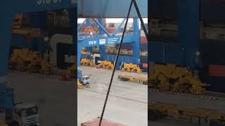 CMA CGM SHIP  CMA CGM LA SCALA  SHIP LODING shorts ytshorts [upl. by Enneira]