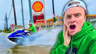 DRIVING A JET SKI IN A HURRICANE [upl. by Almita305]