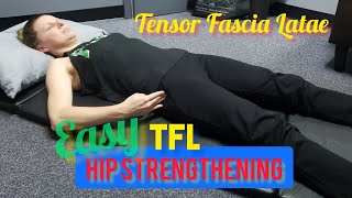 EASY TFL Tensor Fascia Latae Modified Hip Strengthening Exercise  Dr Chang Health [upl. by Jeffrey760]