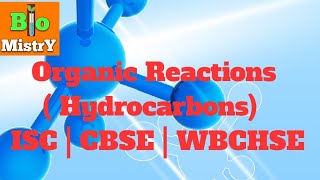 Organic ReactionsHydrocarbons  Reactions of Benzene  Class XI amp XII  ISC CBSE amp WBCHSE [upl. by Nahn]