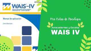 wais iv antecedentes y escalas [upl. by Mortie]