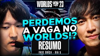 RESUMO WORLDS 2023  NINGUÉM ACREDITOU  Fase Suíça DIA 5 [upl. by Dorrehs9]