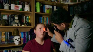 Clinical Eye Skills Ophthalmoscopy ASMR vibe [upl. by Oetomit144]