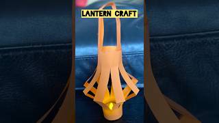 Paper Lantern Craft for kids  Chinese Lantern Diwali Craft diy papercraft lantern shorts [upl. by Nahshun]