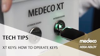 Medeco XT Keys How to Operate Keys  Medeco Locks [upl. by Jamilla455]