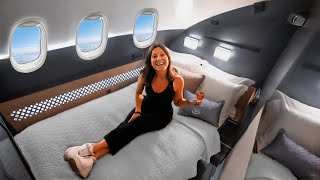 I Tried the Worlds Best First Class Seat with private bedroom and shower [upl. by Donn]