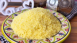 Einfacher Couscous Schritt für Schritt kochen  Beilage  marokkanische Rezepte [upl. by Marigolde]