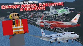 Eisenhardt Municipal Planespotting in Aeronautica  Roblox Aeronautica [upl. by Rodgers]