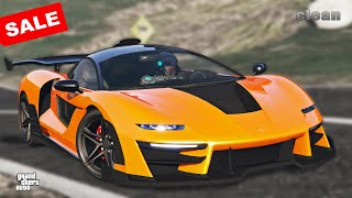 Emerus Clean Customization amp Review  GTA V Online  SALE  McLaren Senna  Hypercar [upl. by Silvana]