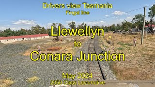 Drivers view Tasmania Llewellyn to Conara Junction May 2024 [upl. by Eibbed206]