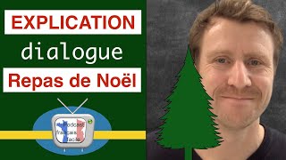 Apprendre le français  explication repas de Noel [upl. by Atilek285]