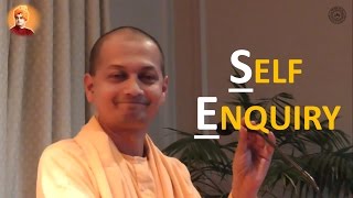 Swami Sarvapriyananda on  Self Enquiry [upl. by Ylime391]