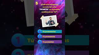 7 preguntas de conjugación  Parte 9 trivia spanishconjugation viral quiz triviatime [upl. by Yeoz189]