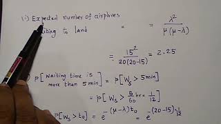 QUEUEING THEORY MODEL 1 PROBELM 2 [upl. by Gilboa]