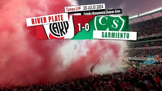 El recibimiento de River vs Sarmiento [upl. by Kameko]