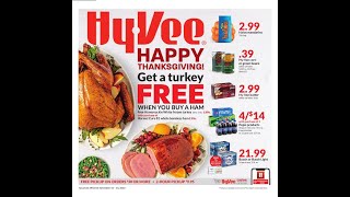 HyVee Weekly Sale Ad Flyer 1116202211232022 Stockup Prepping Food Groceries Deals [upl. by Accire]