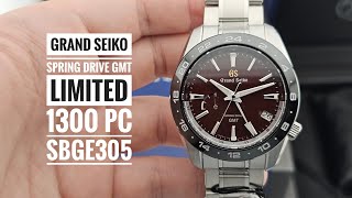 Grand Seiko Sport Collection Spring Drive GMT Hotaka Peaks Limited Edition 1300 Pc SBGE305 [upl. by Primo]