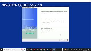 INSTALLATION PROCESS SIMOTION SCOUT V54 [upl. by Beaumont]