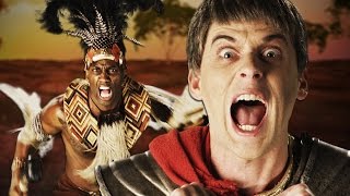 Shaka Zulu vs Julius Caesar Epic Rap Battles of History [upl. by Acirrehs]