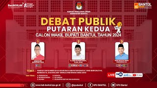 DEBAT PUTARAN KEDUA  CALON WAKIL BUPATI BANTUL TAHUN 2024 [upl. by Oicirbaf]