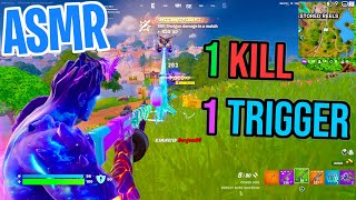 ASMR Gaming 😴 Fortnite 1 Kill  1 Trigger Relaxing Mouth Sounds 🎮🎧 Controller Sounds  Whispering 💤 [upl. by Alat]