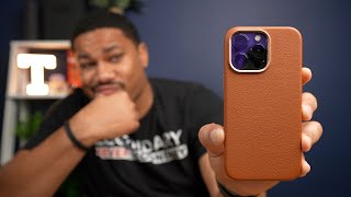 iPhone 13 Pro ESR Metro Leather Case Review BEST LEATHER CASE SO FAR [upl. by Diana]