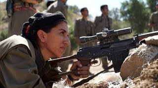 EXCLUSIVE  A rare look inside the Kurdish rebel movement PKK war on all fronts [upl. by Llewxam552]