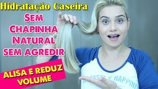 Diário de Um Cabelo Loiro 19  Hidratação Caseira que Alisa e Reduz Volume [upl. by Eshelman]