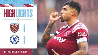 West Ham 11 Chelsea  Emerson Goal Cancels Out Joao Felix Opener  Premier League Highlights [upl. by Anidene834]