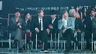 20190424 The fact musicawards BTS Reaction  TWICE [upl. by Neyu672]