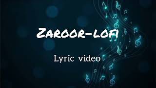 ZaroorAparshakti khurana x Savi kahlon  Official lyric video  Instagram viral song  song [upl. by Ailsun]