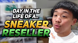 Day In The Life Of A 20 Year Old Sneaker Reseller In College [upl. by Plath]