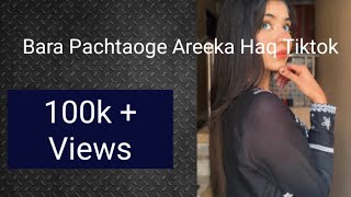 Bara Pachtaoge  Areeka Haq Tiktok  WhatsApp video Status  Tiktok Videos  SHMR Star [upl. by Leidba]