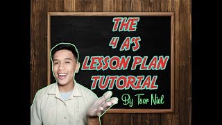 K TO 12 LESSON PLAN TUTORIAL 4 AS LESSON PLAN [upl. by Naie512]