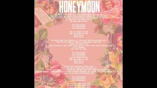 LANA DEL REY  HONEYMOON [upl. by Bethany]