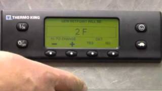 Thermo King  Driver Operation TSeries Truck Unit With Premium HMI  English  Part 1 of 2 [upl. by Anilok]