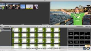 Create a Presentation in iMovie [upl. by Amaj]