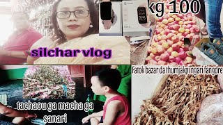 silchar vlog  fatok bazar da thumjakpi ngari fangktre🙄 online da gi pot lake🌷 [upl. by Aras]