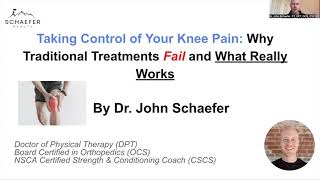 Taking Control of Your Knee Pain Why Traditional Treatments Fail and What Really Works [upl. by Aneleiram]