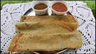 HEALTHYGLUTEN FREE AND TASTY BROWNTOP MILLET DOSA [upl. by Nayhr]