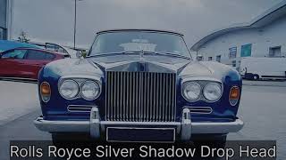 The Prasads Automotive  Rolls Royce Silver Shadow Drop Head 1969 in Athenian Blue with a Tan Roof [upl. by Eustace944]